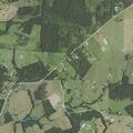 Brush fire in woods near Lawrence Road 223