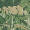 Roadway damage on US 421 northbound