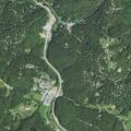 Car hits guardrail on Misty Hill Lane