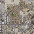 Brush fire burning in desert near Las Vegas Boulevard
