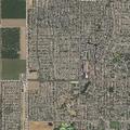 Traffic check on vehicles in Hanford neighborhood