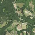 Crash alert near curve by pond on Deer Hollow Road