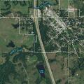 Downed line blocking Apache Avenue roadway