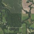 Single-car crash with deer on County Road 4700