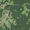 Barn fire in wooded area on Rosa Road