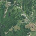 Fallen trees block roads near Leonard Day Road