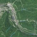 Vehicle hanging off cliff/guardrail with child passenger reported