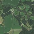 Brush fire and equipment burning in cornfield