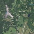 Loose bull reported near roadway by airport