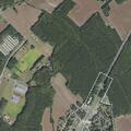 Tree blocking roadway at Savage Mill Road and Airport Drive