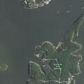 Person firing handgun into lake at state park