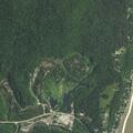 Dog locked inside vehicle at Rainbow Lake