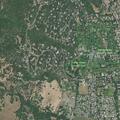 Brush fire near Greer Lane and Mill Creek Lane