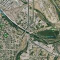 Single-vehicle crash on South Santa Fe Avenue