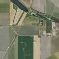 Harvest grain field fire near Willow Point