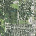 Youths riding bikes in yard after warning