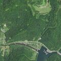 Vehicle left on property near Burnsville Dam