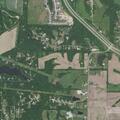 Vehicle hits deer; driver has facial injury