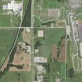 Grass fire spreading north near Topeka Boulevard