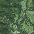 Multiple trees blocking road on Rich Mountain