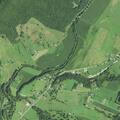 Person walking along Route 259 near Lost City