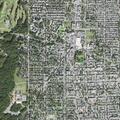 Elderly woman with breathing difficulty in apartment