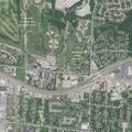 Report of past vandalism at business on I-70 Drive