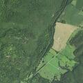Brush fire along South Fork Road in Moorefield