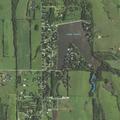 Small hay bale fire at rural property