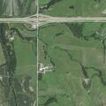 Trespassers fishing on ranch pond near highway