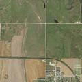 Low hanging power pole reported near Lucas