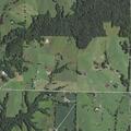 Disabled car with flat tire on Highway 124