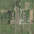 Downed power pole and live lines on Weida Street