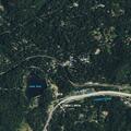 Person blocking survey work on Canyon Mine Road