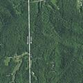 Tree blocking road on County Line Road
