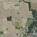 Heavy black smoke reported north of Milroy