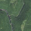 Vehicle on cliff edge near Bull Run Bridge