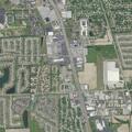 Traffic stop on blue Buick Encore on York Street