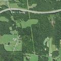 Car slides off road near Brandonville Pike