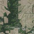 Officer checks silver Chevy Malibu at rural address