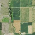 Farm baler and cornfield fire on Pence Shewman Road