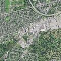 Person experiencing abdominal pain at apartment complex