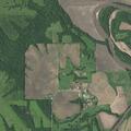Combine fire in field near County Road 222