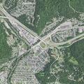Needle found in roadway near Marshall Avenue
