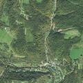 Vehicle stuck on sharp bend near Barton