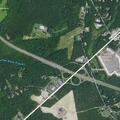 Pickup truck fire on interstate shoulder in Millstone