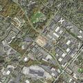 Person suffering abdominal pain at apartment complex