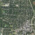 Vehicle hits city light pole in Delaware