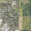 Brush fire reported on North Melvin Street