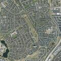 Officer reports leaning lamp post near fishing park